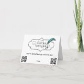 Aqua en het Grijze Huwelijk van de Zeester danken Bedankkaart (Achterkant)