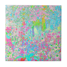 Aqua en Hot Pink Sunrise in Mijn Rubio Garden