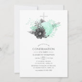 Aqua- en houtskool: bevestiging kaart (Voorkant)