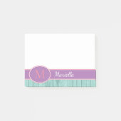 Aqua en Lavender op maat Post-it® Notes (Voorkant)