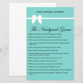 Aqua- en lint-Vrijgezellenfeest-game AFGEDRUKT (Voorkant / Achterkant)