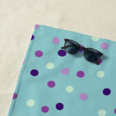 Aqua en Paars gesynchroniseerd zwemmen, gepersonal Strandlaken (In situ)