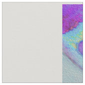 Aqua- en paarse girafertop stof (Close Up)