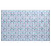 Aqua en Paarse Mermaid Scales Pattern Fabric Stof (Fat Quarter)