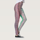 Aqua en Plum Ebroidery Patterned Leggings (Rechts)