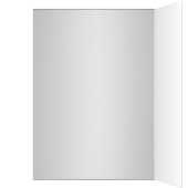 Aqua en Silver Floral Table Number Card (Binnen (Links))