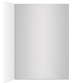 Aqua en Silver Floral Table Number Card (Binnen (Rechts))