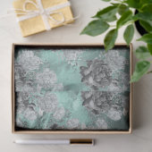 Aqua en Silver Series Design 5 Tissuepapier (Geschenk)