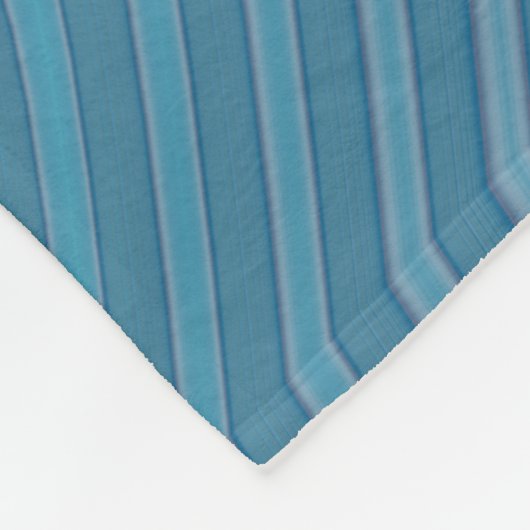 Aqua en Taupe Oceanic Swirls Abstract Fleece Deken (Hoek)