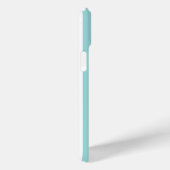 Aqua en witte gemerkte strepen Case-Mate iPhone case (Achterkant / Rechts)