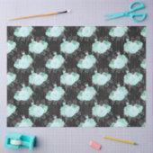 Aqua en Zilver Serie Design 15 Tissuepapier (Craft)