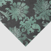 Aqua en Zilver Serie Design 16 Tissuepapier (Detail)