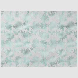 Aqua en Zilver Serie Design 18 Tissuepapier