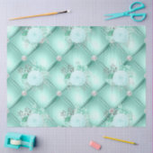 Aqua en Zilveren Reeks Ontwerp 3 Tissuepapier (Craft)