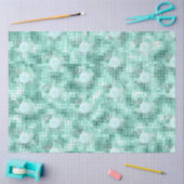 Aqua en Zilveren Reeksontwerp 12 Tissuepapier (Craft)