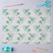 Aqua en Zilveren Reeksontwerp 6 Tissuepapier (Craft)