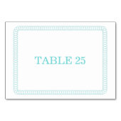 Aqua Encircled Ronde Table Kaart (Achterkant)
