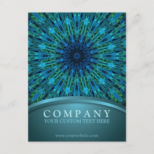 Aqua Explosie Briefkaart (Voorkant)