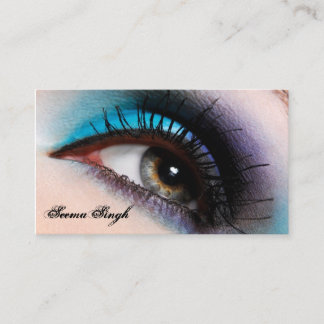 Aqua Eye Makeup Kunstcosmetische producten Visitekaartje