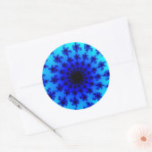 Aqua Eye Ronde Sticker (Envelop)