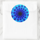 Aqua Eye Ronde Sticker (Tas)