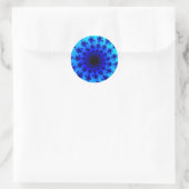 Aqua Eye Ronde Sticker (Tas)