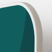 Aqua Fade Circle Stripe with Name Pickleball Paddle (Links Detail)