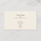 Aqua Fade Uw volgende afspraak Visitekaartje (Achterkant)