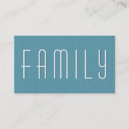 Aqua FAMILY COUNSELOR Simple Style V39 Visitekaartje
