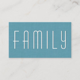 Aqua FAMILY COUNSELOR Simple Style V39 Visitekaartje