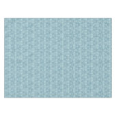 Aqua Fancy Damask Pattern Tafelkleed (Voorkant (Horizontaal))