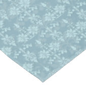 Aqua fancy damast patroon tafelkleed (Gekanteld)