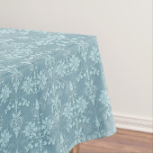 Aqua fancy damast patroon tafelkleed (Voorbeeld)