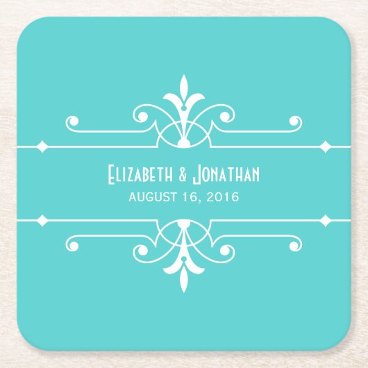 Aqua Fancy Onderzetter voor sierpapier (Voorkant)