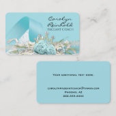 Aqua Fancy Visitekaartje voor tapebak (Voorkant / Achterkant)