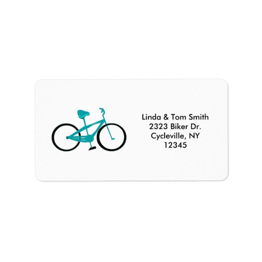 Aqua fiets etiket (Voorkant)