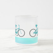 Aqua fiets matglas koffiemok (Center)
