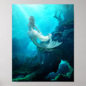 Aqua Fiona Mermaid Poster (Voorkant)
