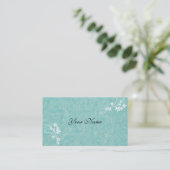 Aqua Floral Business - Profielkaarten Visitekaartje (Staand voorkant)