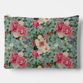 Aqua Floral Etui (Voorkant)