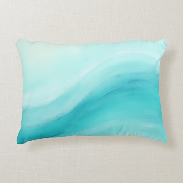 Aqua Flow Accent Kussen (Voorkant)