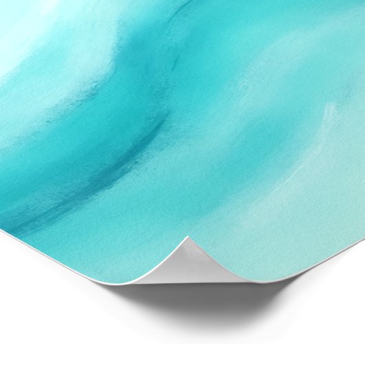 Aqua Flow Poster (Hoek)