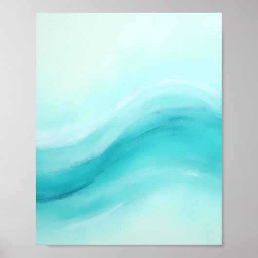 Aqua Flow Poster (Voorkant)