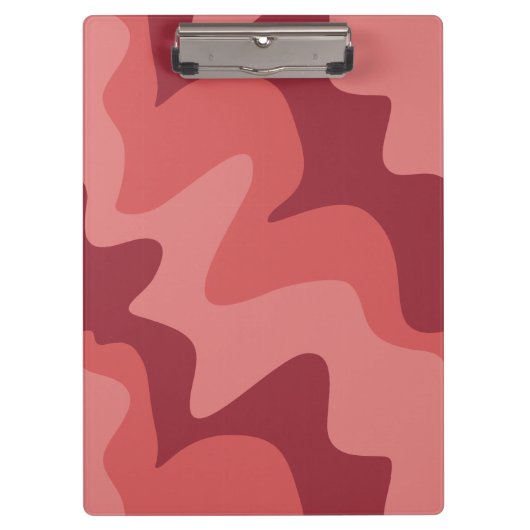 Aqua Focus Red Pink Klembord (Voorkant)