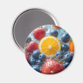 Aqua Fruit Medley Magneet (Voorkant / Achterkant)