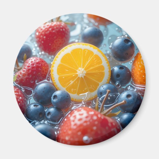 Aqua Fruit Medley Magneet (Voorkant)