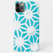 Aqua geometrisch patroon Case-Mate iPhone case (Achterkant)