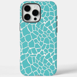 Aqua Giraffe afdrukken iPhone 13 Hoesje
