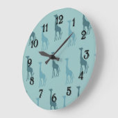 Aqua Giraffes Grote Klok (Hoek)