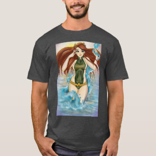 Aqua girl t-shirt
